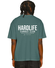 HardLife Combat Club Pine Green Oversized T-Shirt