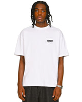 HardLife Combat Club White Oversized T-Shirt