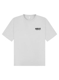 HardLife Combat Club Grey Oversized T-Shirt