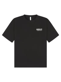 HardLife Combat Club Black Oversized T-Shirt