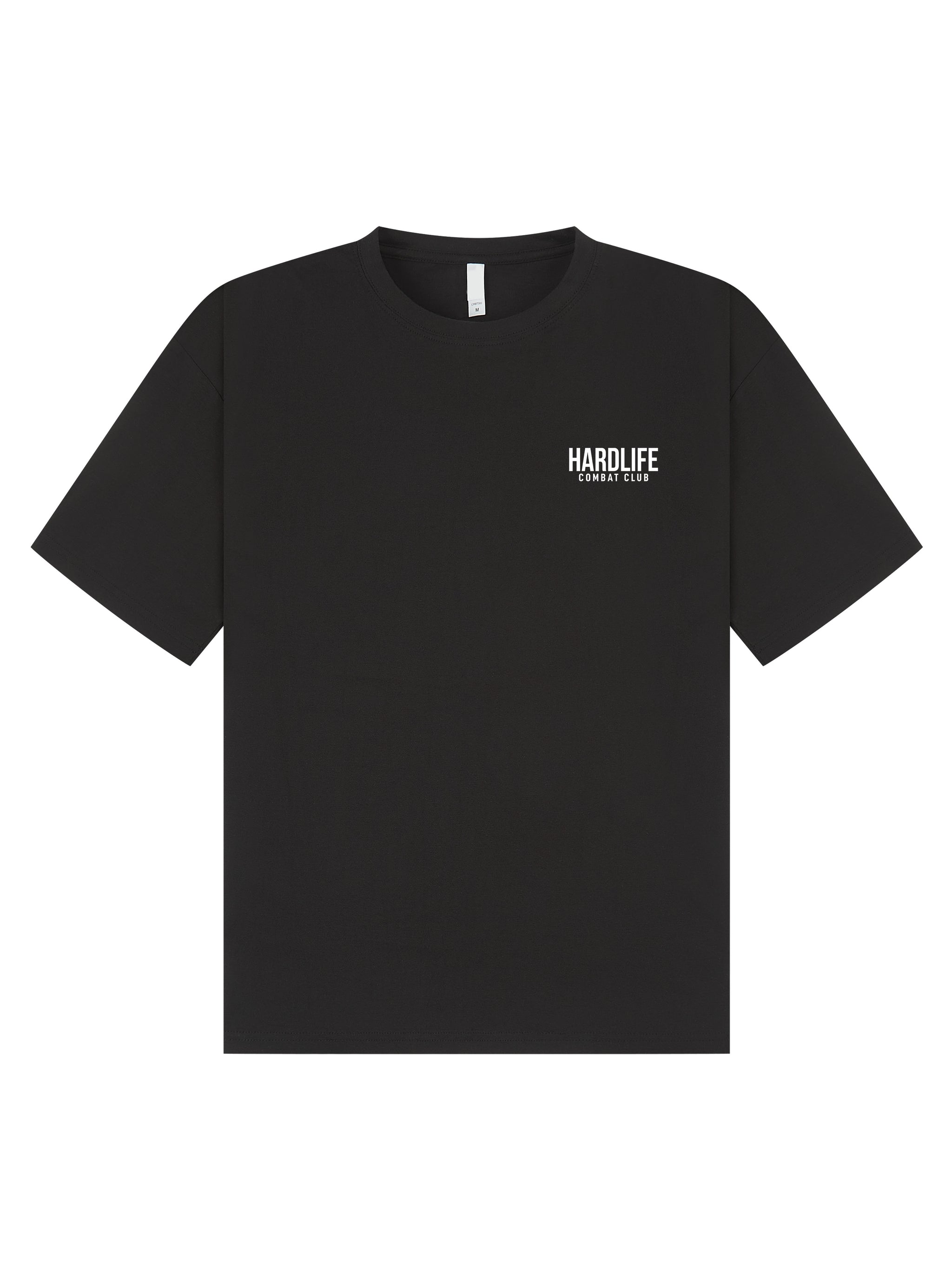HardLife Combat Club Black Oversized T-Shirt