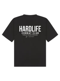HardLife Combat Club Black Oversized T-Shirt