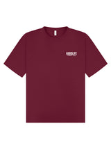 HardLife Combat Club Burgundy Oversized T-Shirt