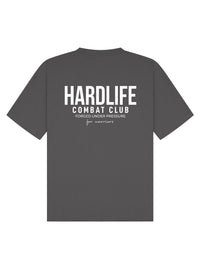 HardLife Combat Club Charcoal Oversized T-Shirt