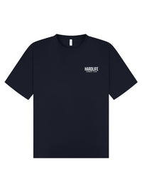 HardLife Combat Club Navy Oversized T-Shirt