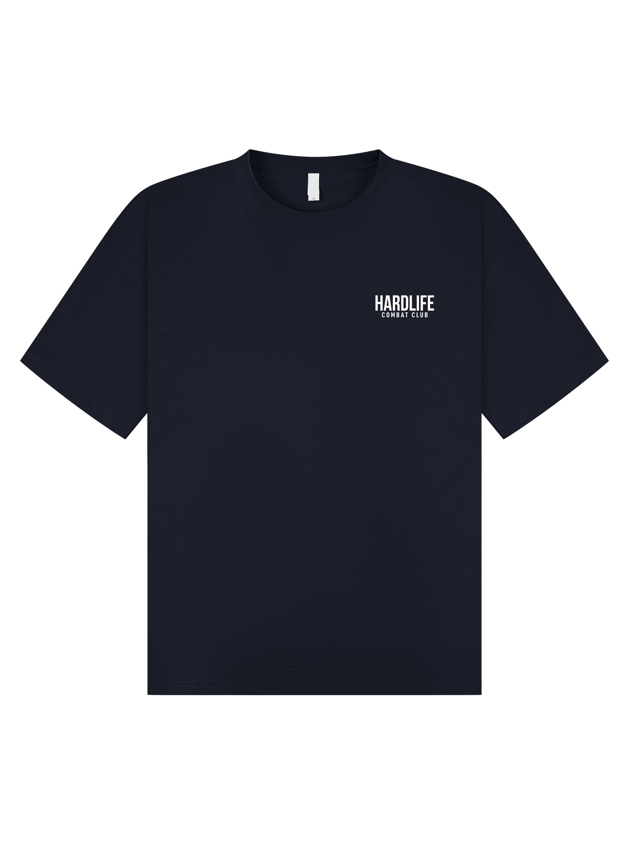 HardLife Combat Club Navy Oversized T-Shirt