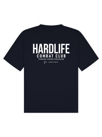 HardLife Combat Club Navy Oversized T-Shirt