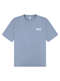 HardLife Combat Club Light Blue Oversized T-Shirt