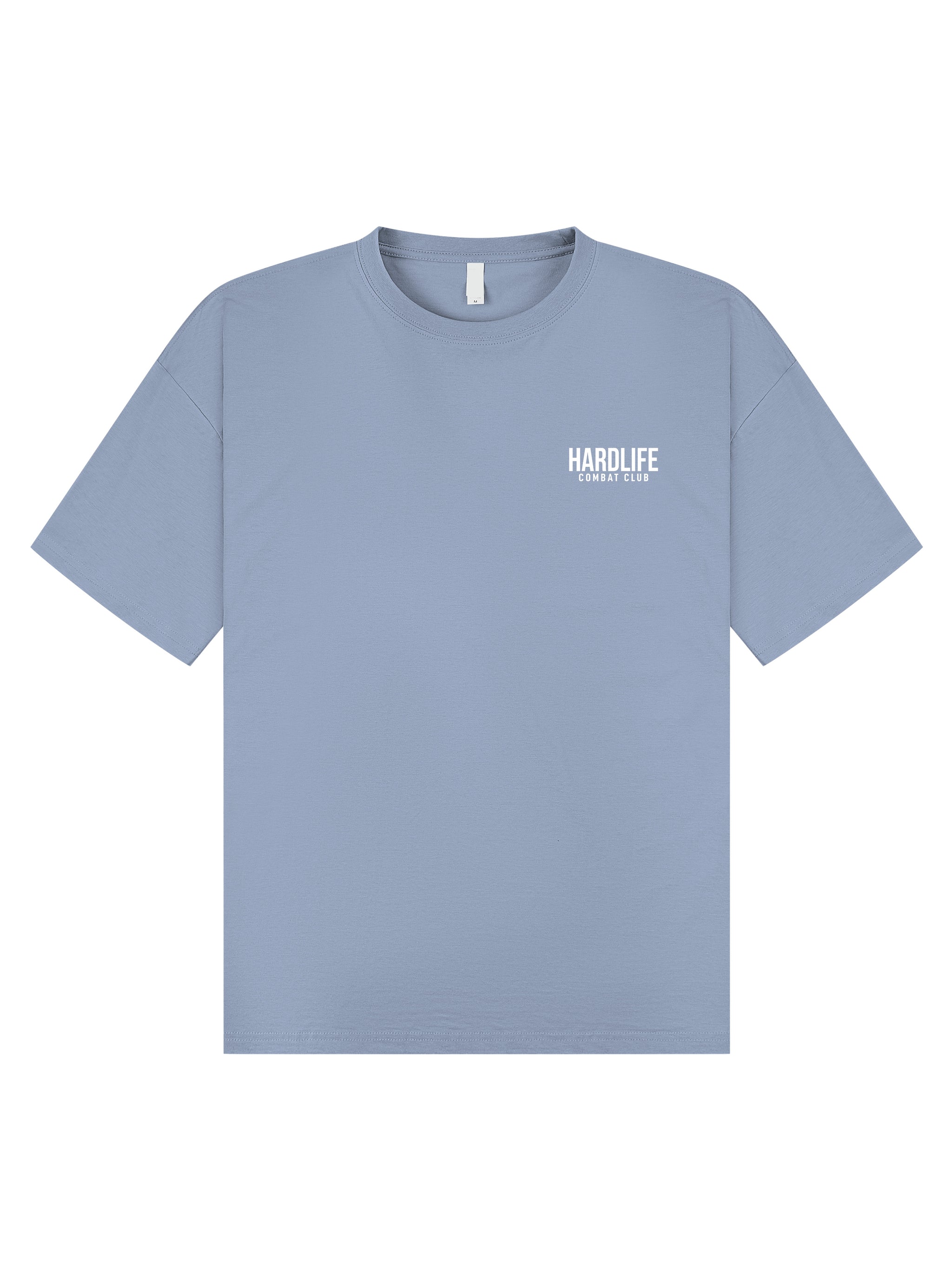 HardLife Combat Club Light Blue Oversized T-Shirt