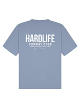 HardLife Combat Club Light Blue Oversized T-Shirt