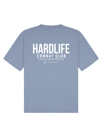 HardLife Combat Club Light Blue Oversized T-Shirt
