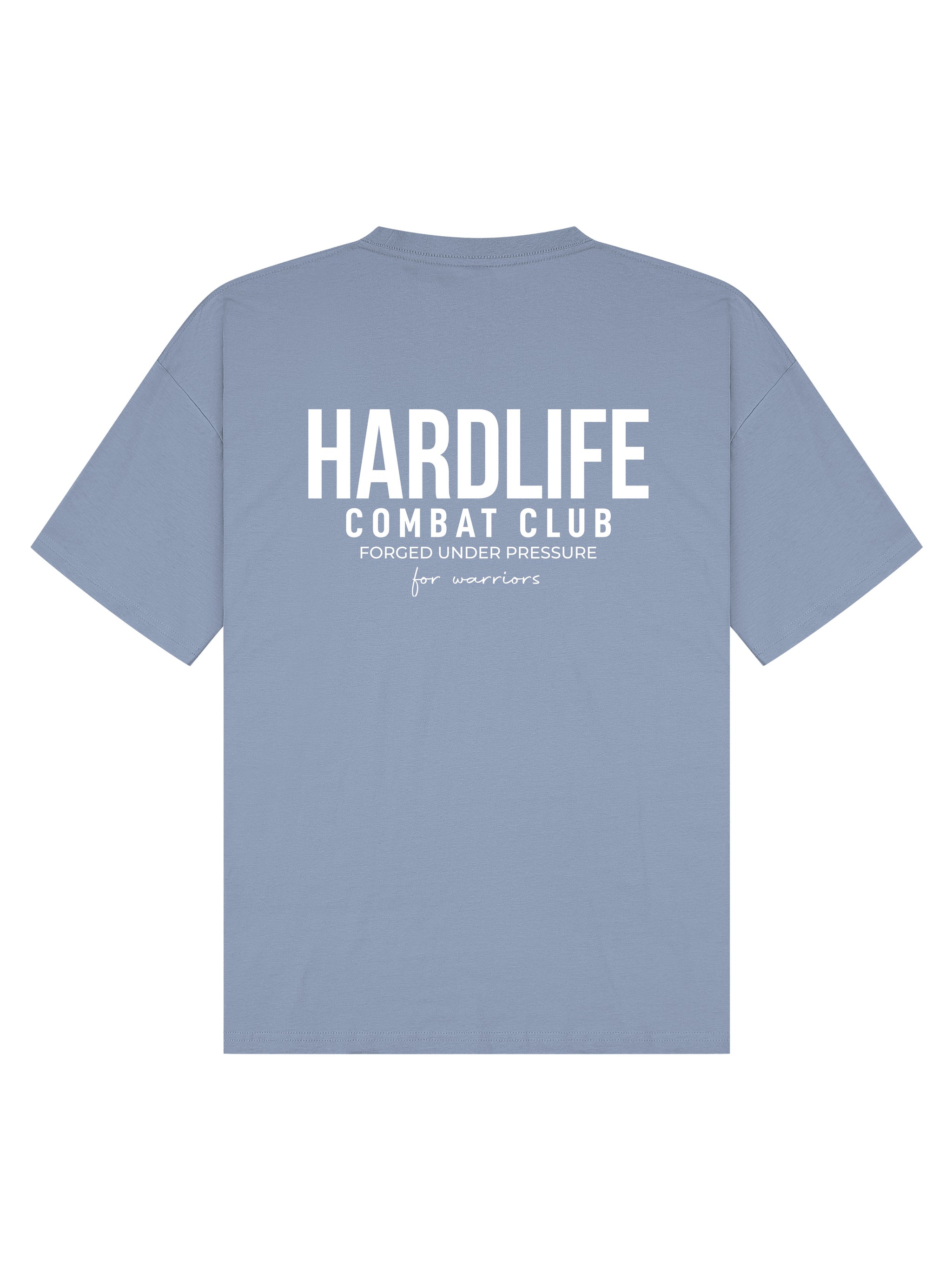 HardLife Combat Club Light Blue Oversized T-Shirt