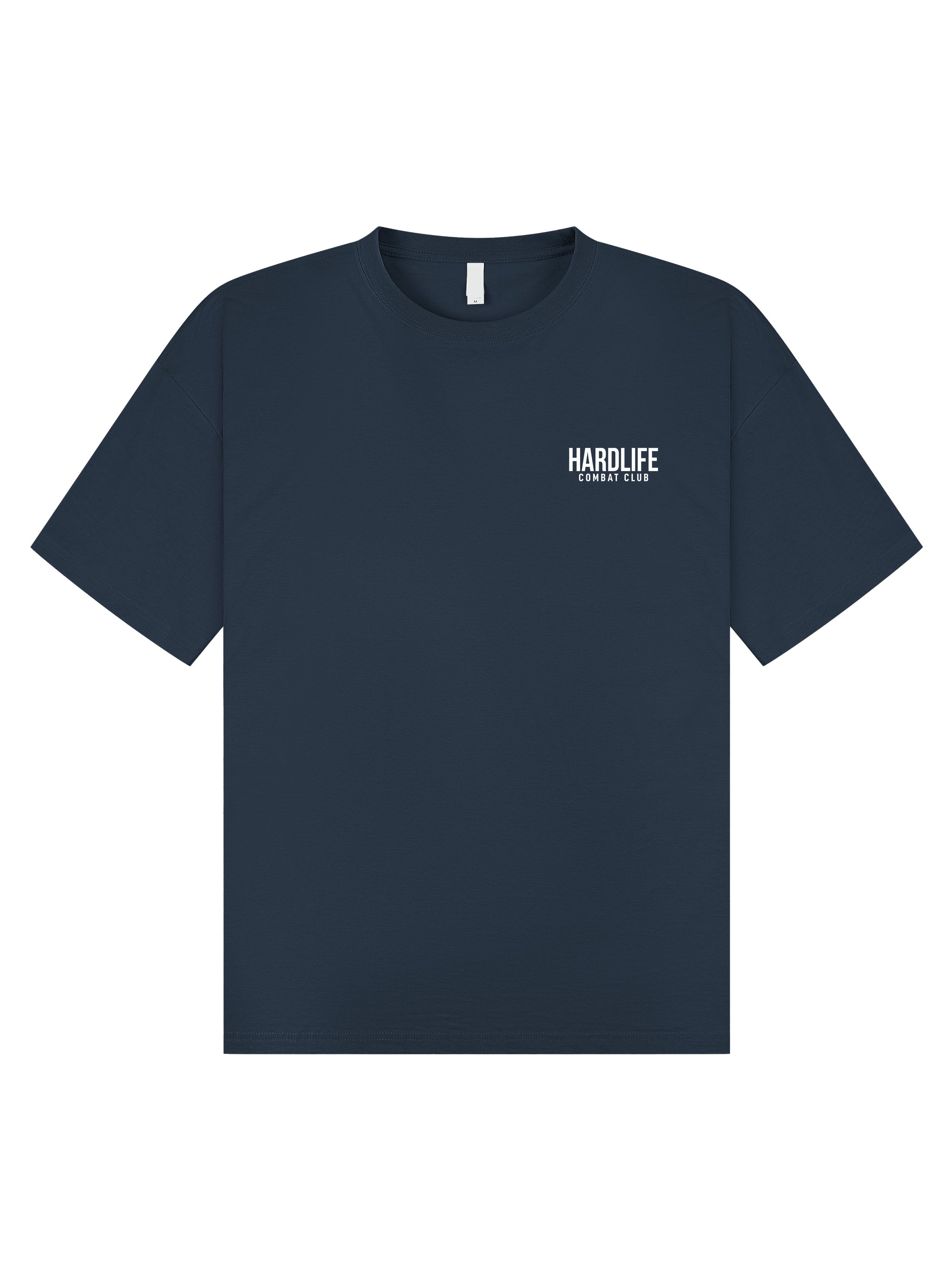HardLife Combat Club Petrol Blue Oversized T-Shirt