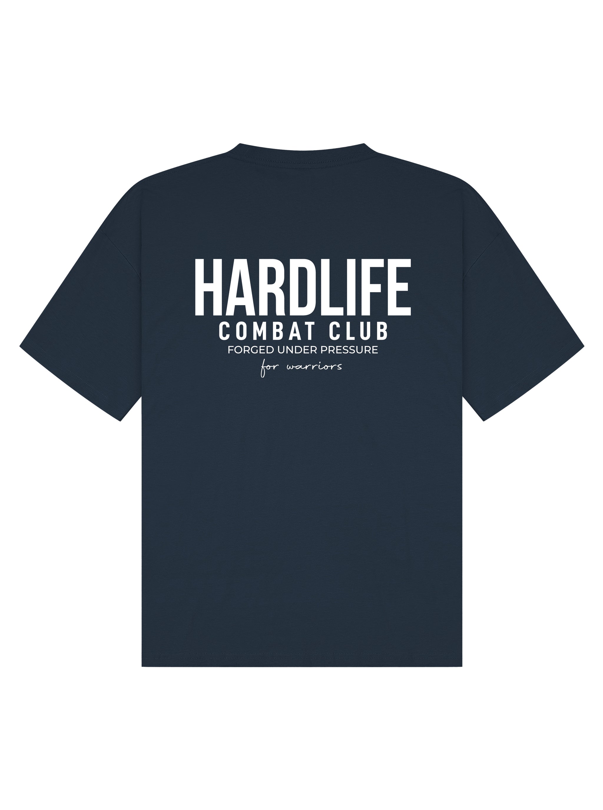 HardLife Combat Club Petrol Blue Oversized T-Shirt