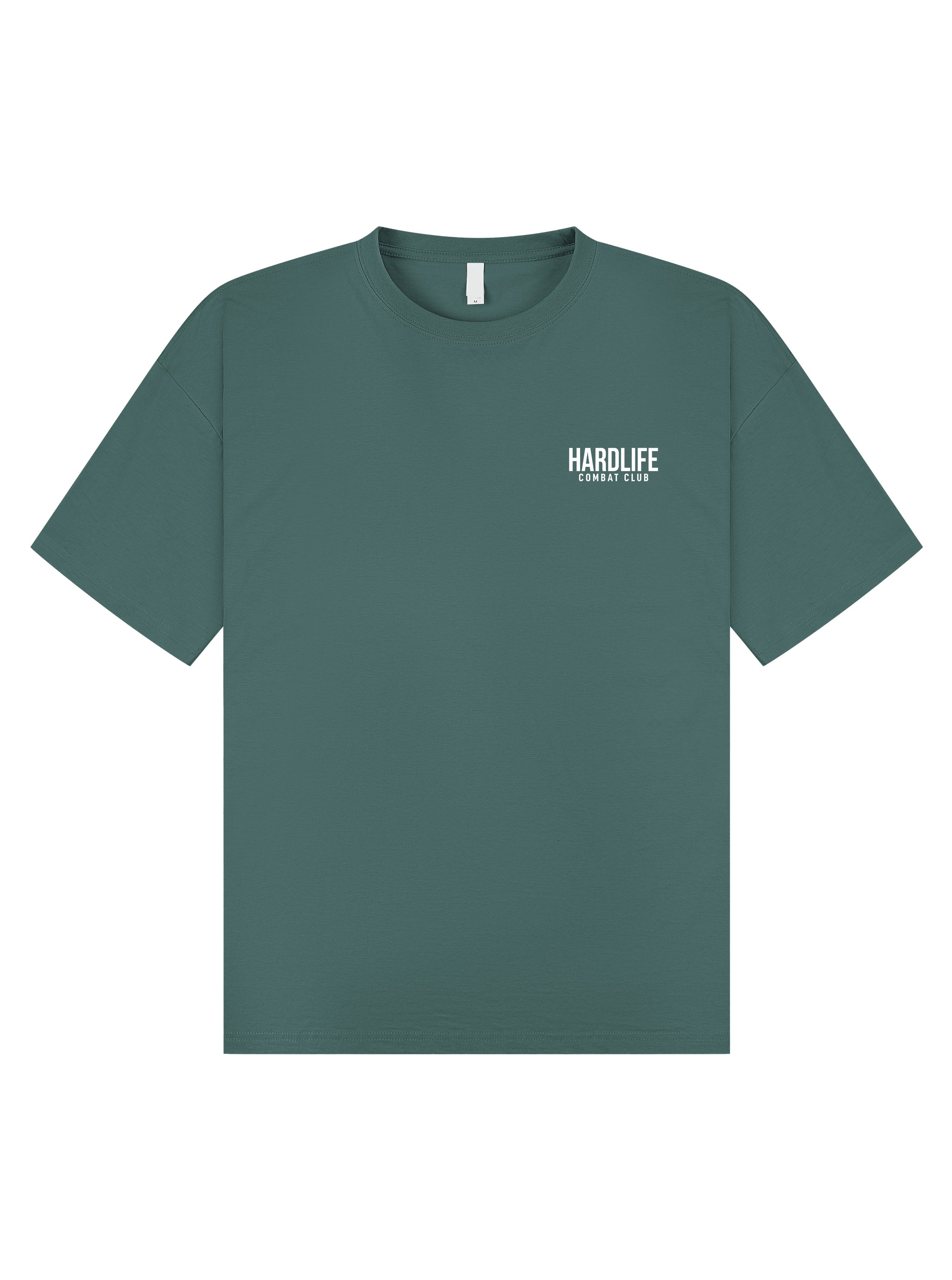 HardLife Combat Club Pine Green Oversized T-Shirt