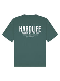 HardLife Combat Club Pine Green Oversized T-Shirt