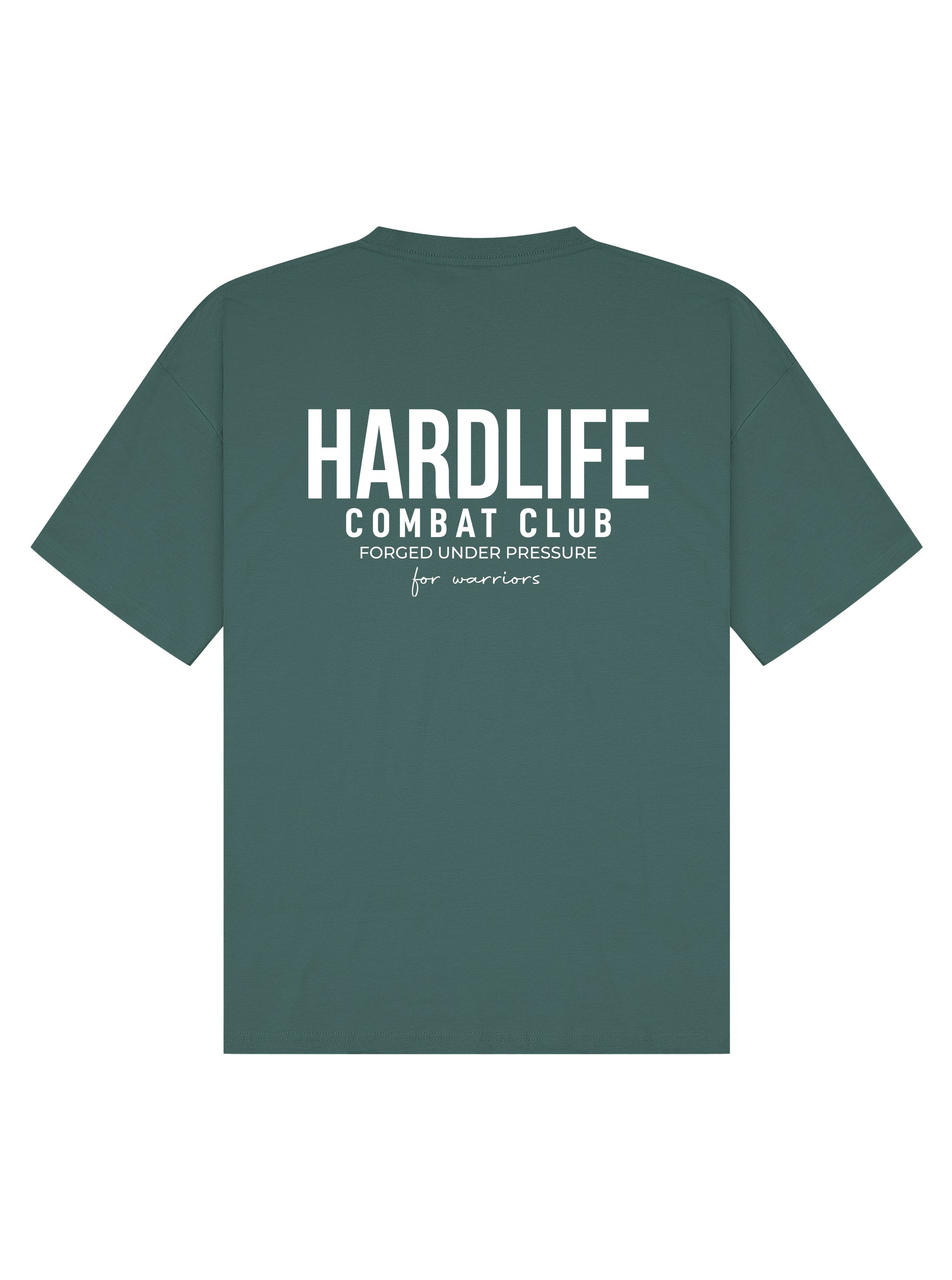 HardLife Combat Club Pine Green Oversized T-Shirt
