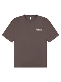 HardLife Combat Club Taupe Oversized T-Shirt