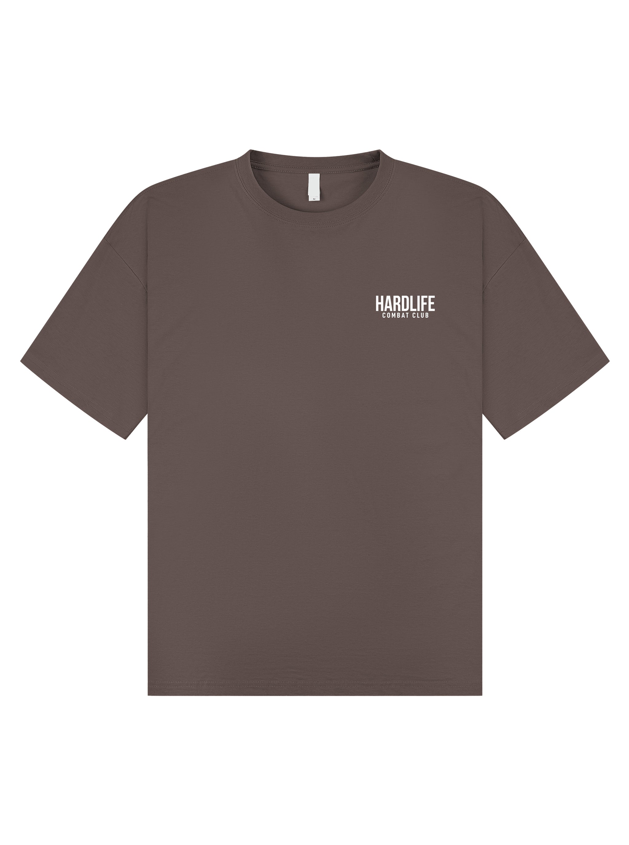 HardLife Combat Club Taupe Oversized T-Shirt