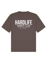 HardLife Combat Club Taupe Oversized T-Shirt