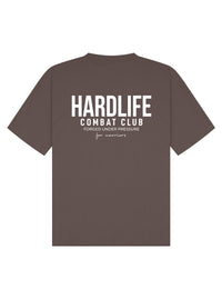 HardLife Combat Club Taupe Oversized T-Shirt