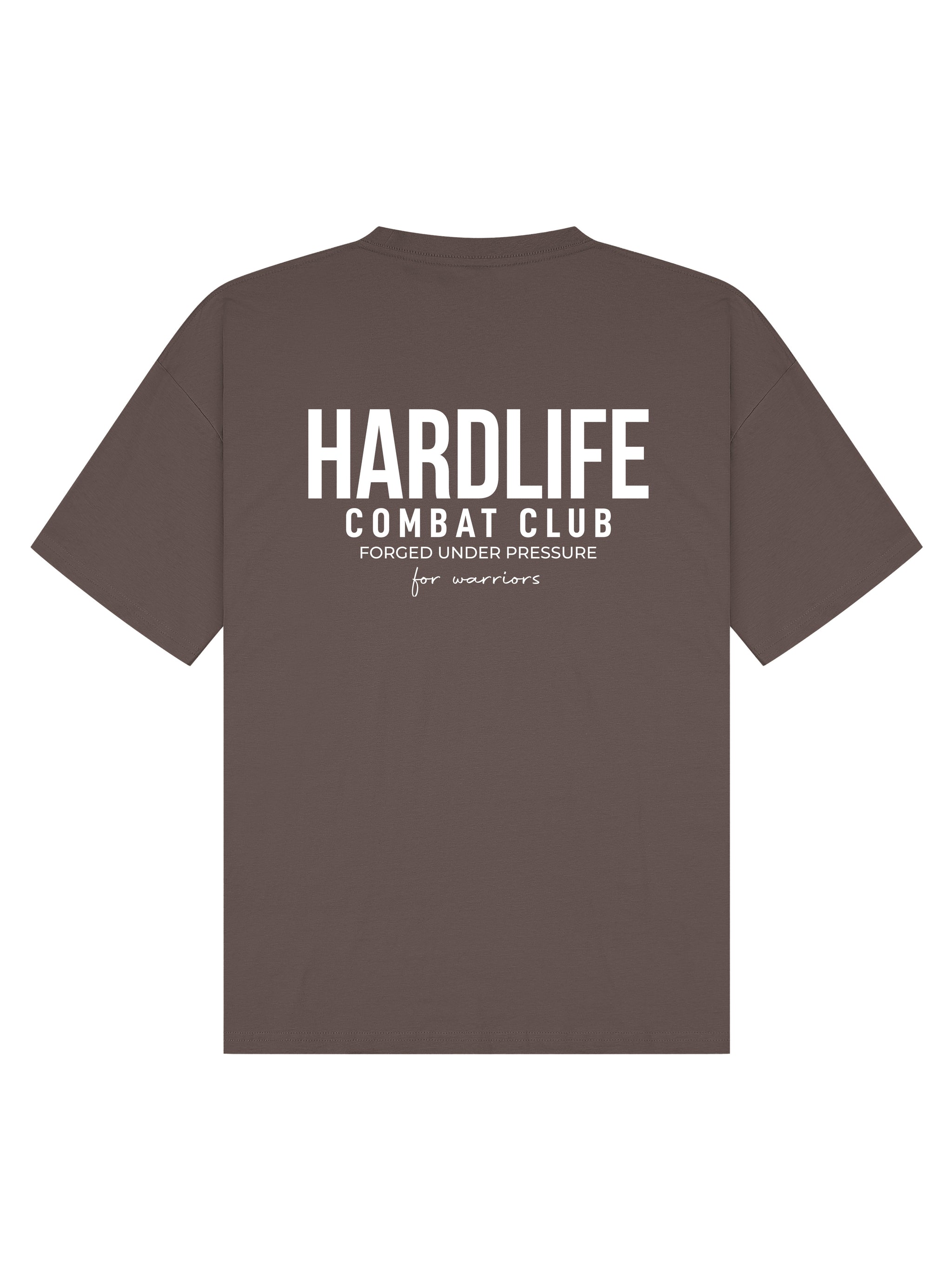 HardLife Combat Club Taupe Oversized T-Shirt