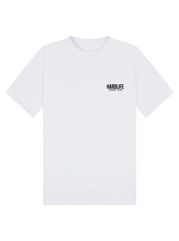 HardLife Combat Club White Oversized T-Shirt