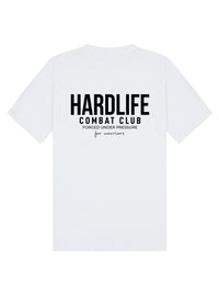 HardLife Combat Club White Oversized T-Shirt