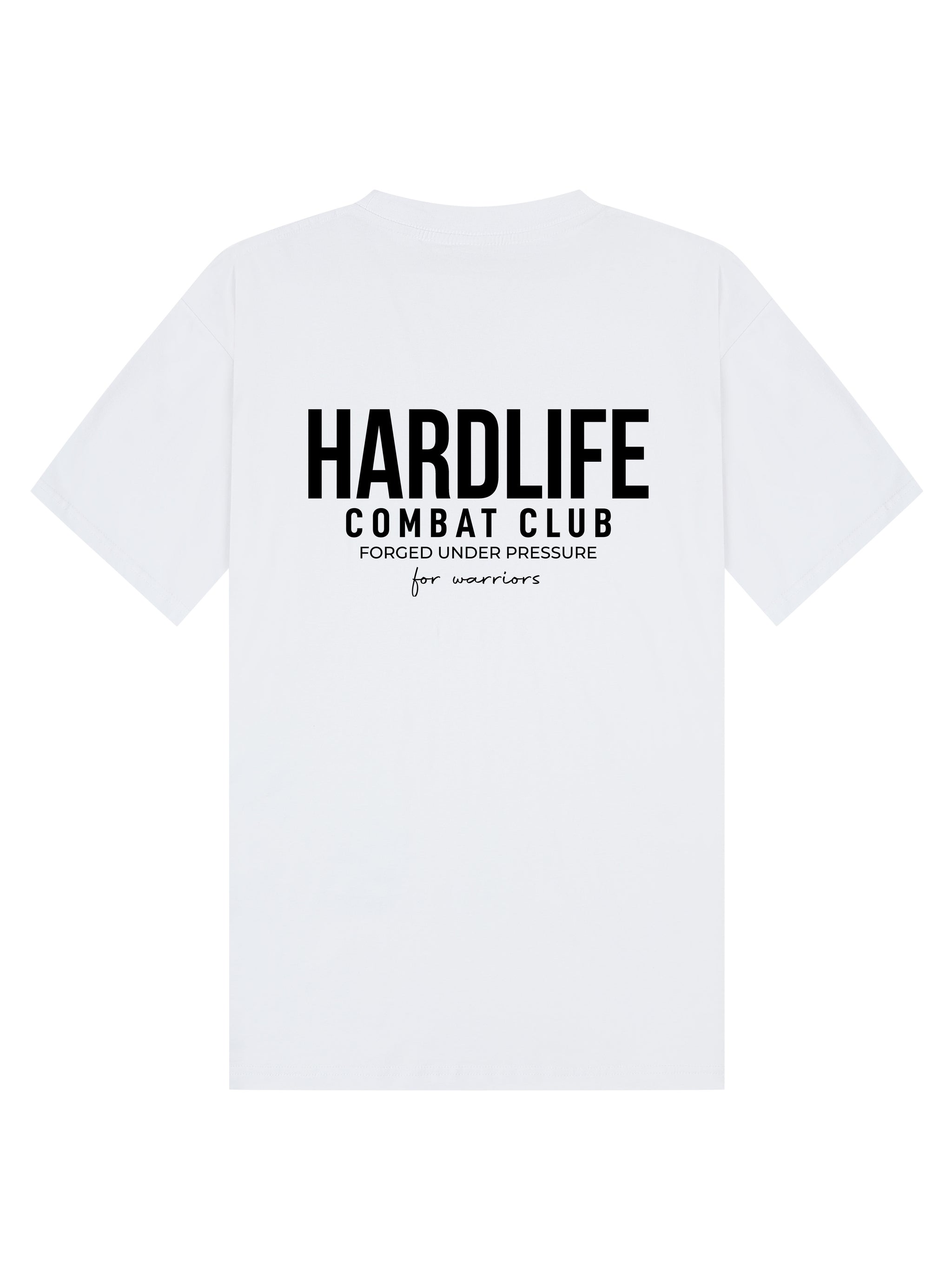 HardLife Combat Club White Oversized T-Shirt