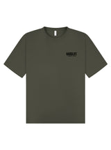 HardLife Combat Club Military Green Oversized T-Shirt
