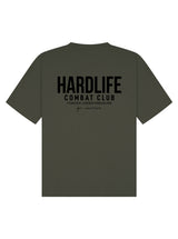 HardLife Combat Club Military Green Oversized T-Shirt