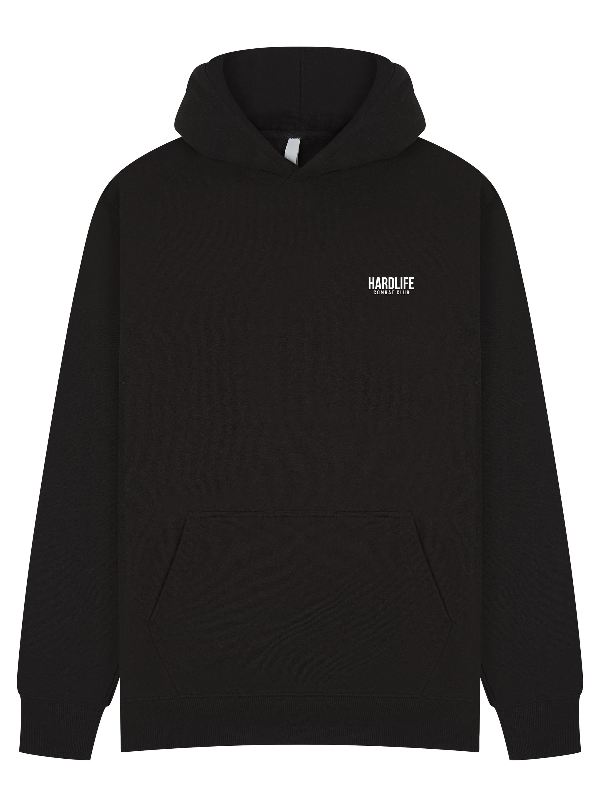 HardLife Combat Club Black Hoodie