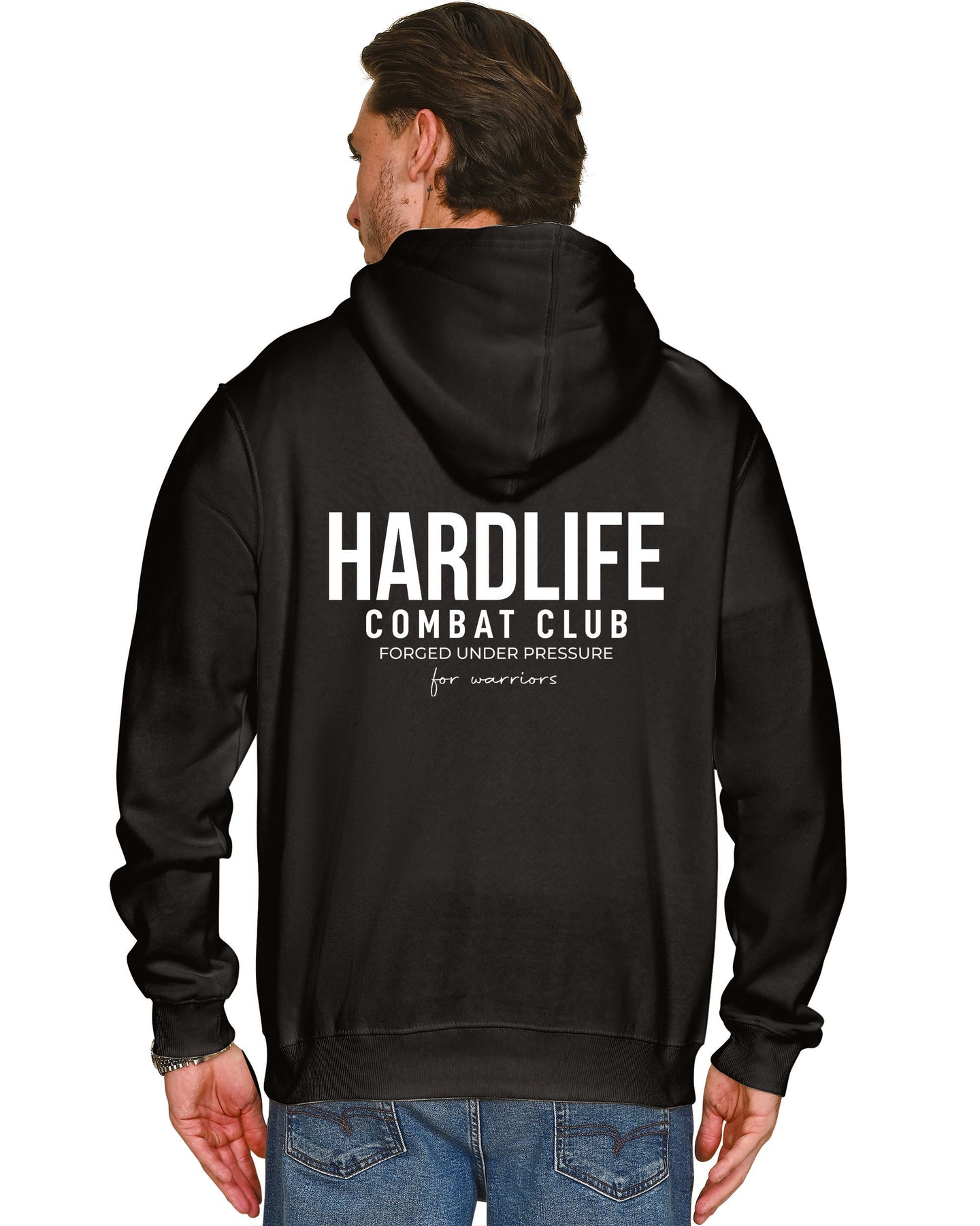 HardLife Combat Club Black Hoodie