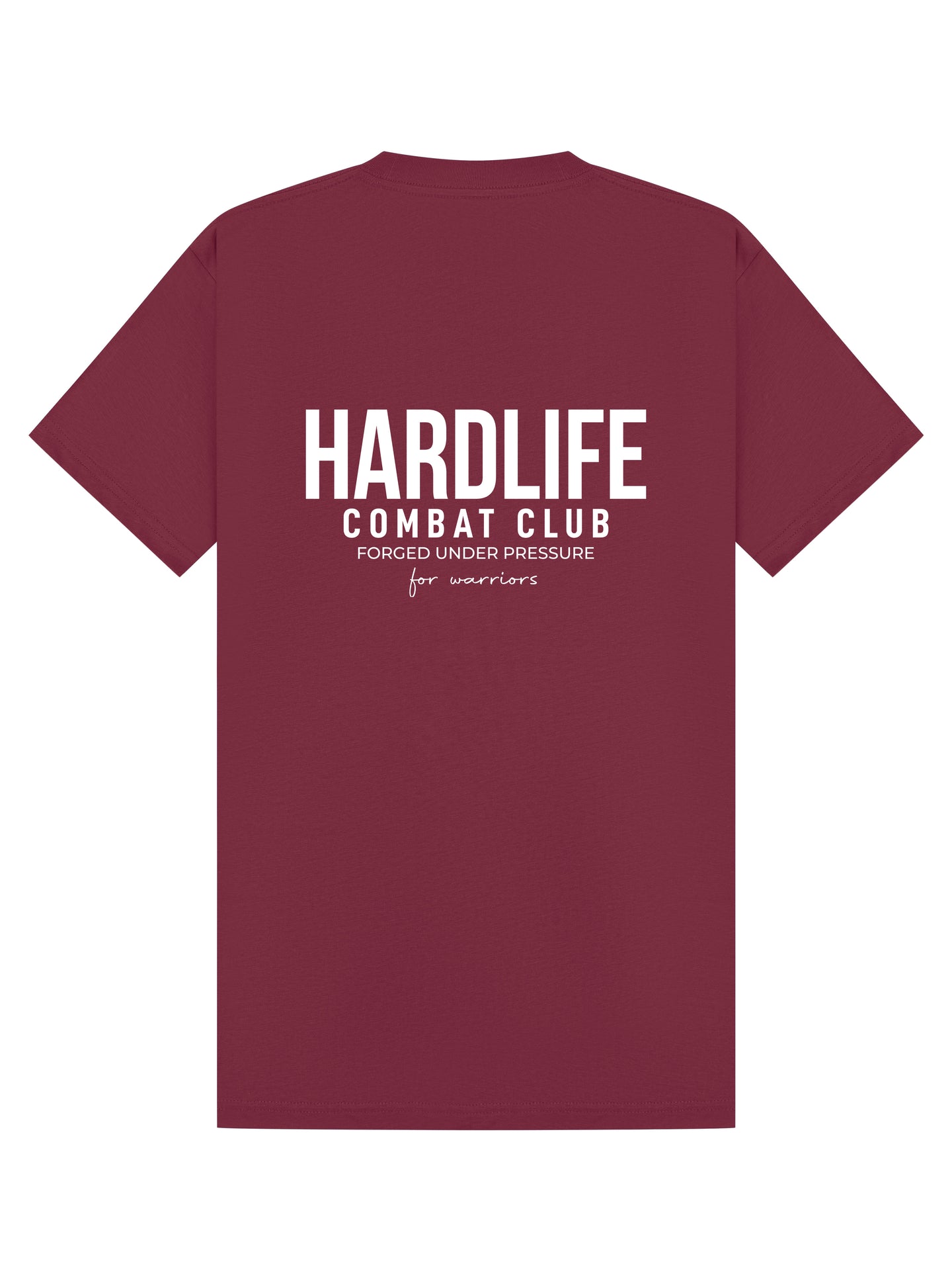 HardLife Combat Club Burgundy T-Shirt