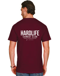 HardLife Combat Club Burgundy T-Shirt