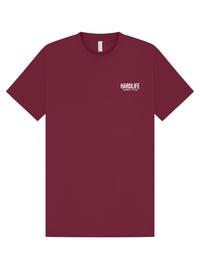 HardLife Combat Club Burgundy T-Shirt