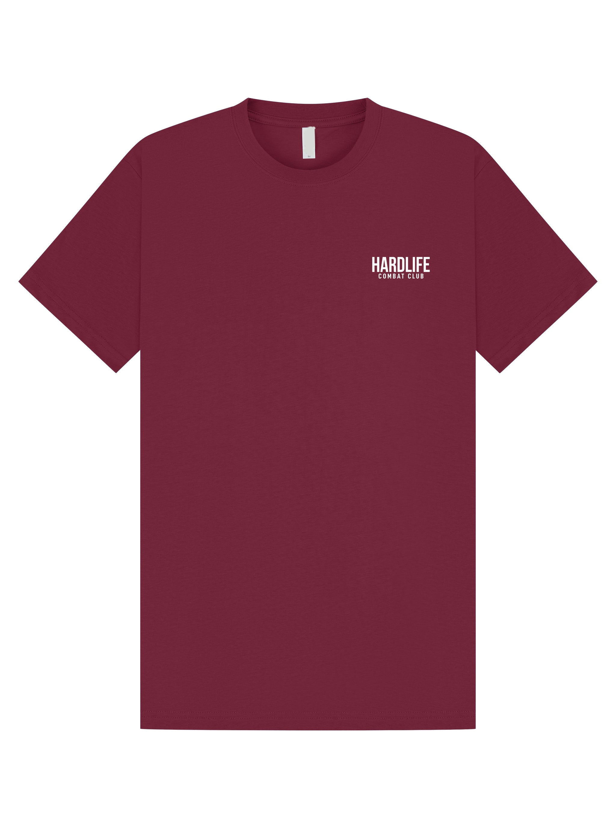 HardLife Combat Club Burgundy T-Shirt
