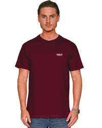 HardLife Combat Club Burgundy T-Shirt
