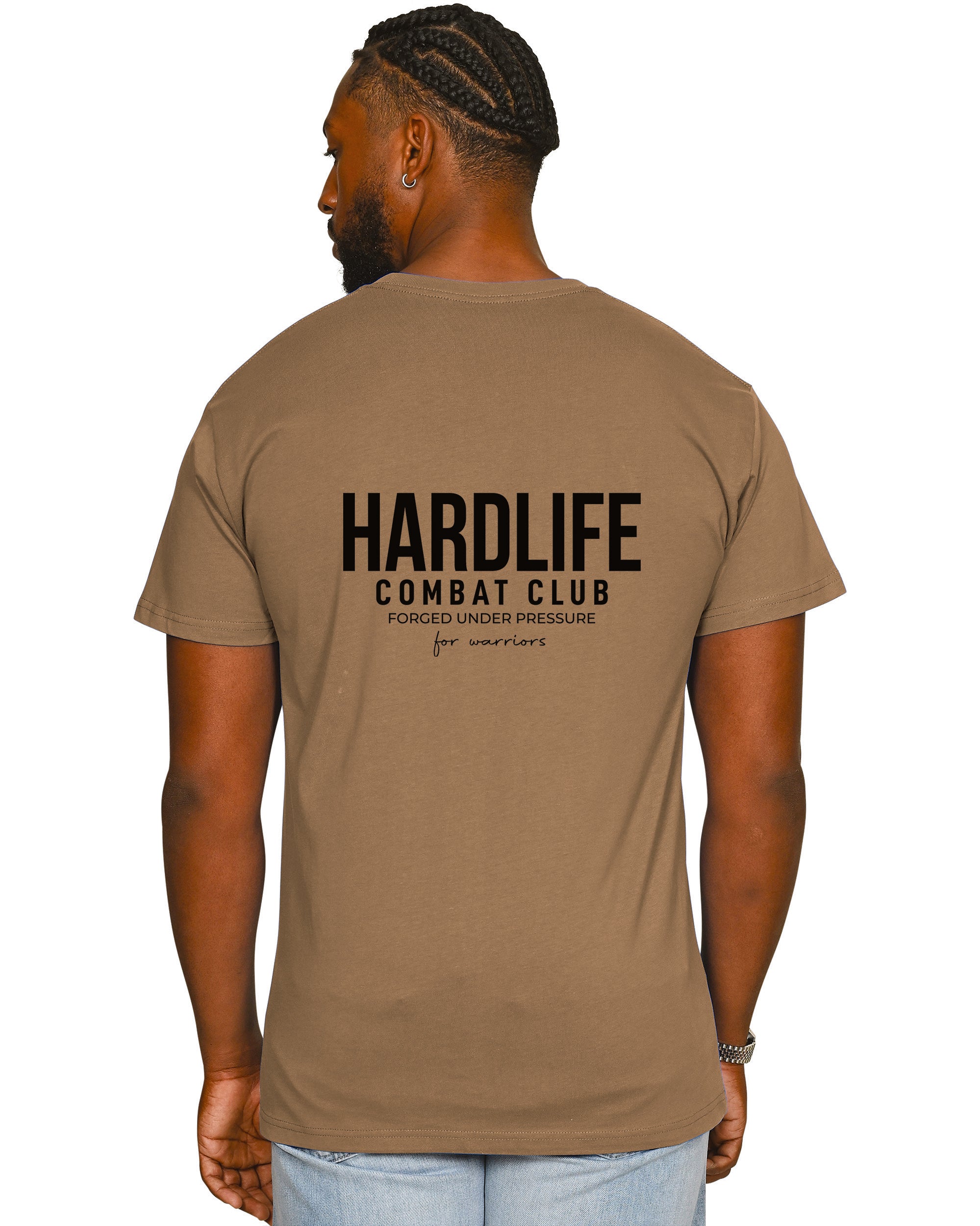 HardLife Combat Club Camel T-Shirt