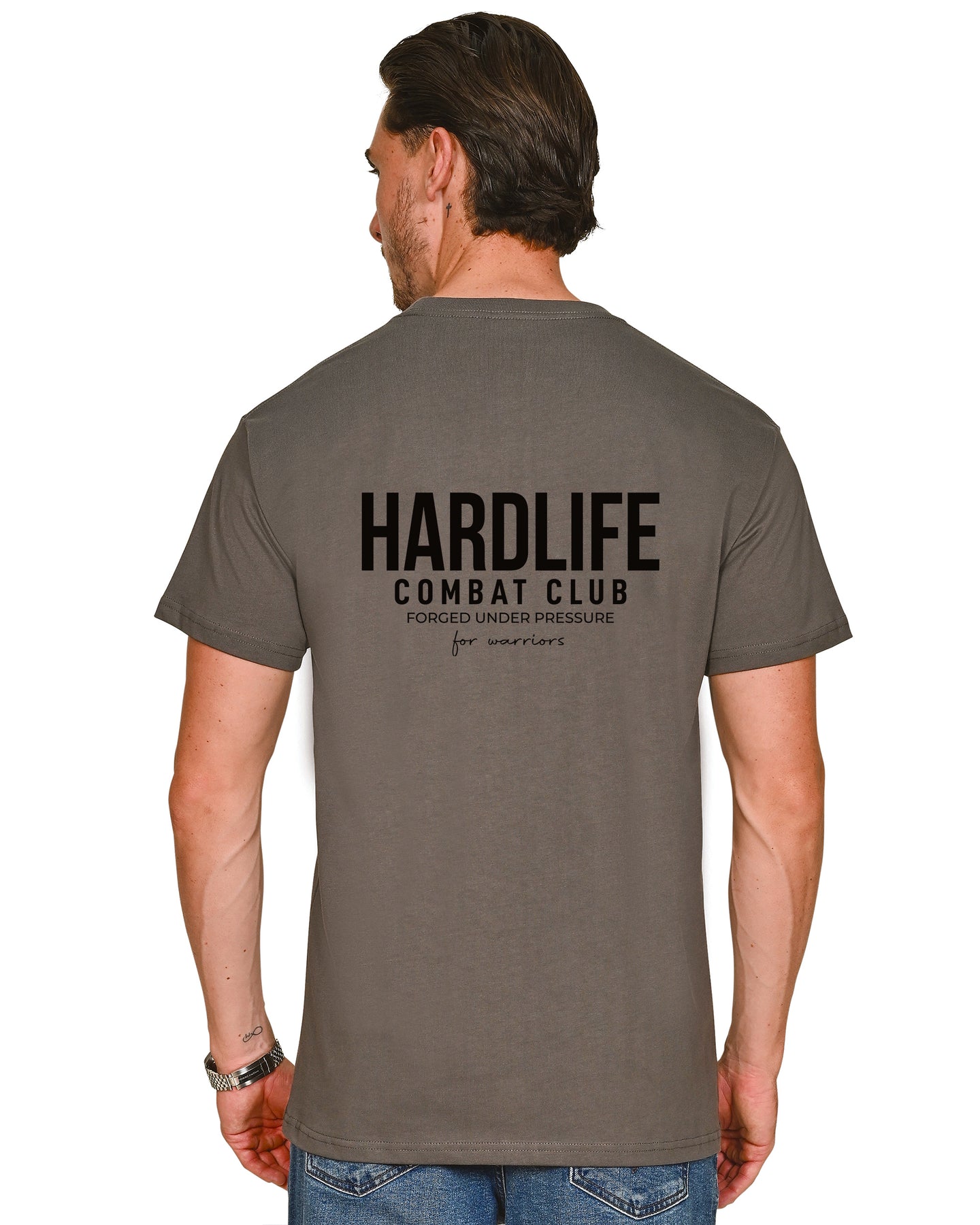 HardLife Combat Club Charcoal T-Shirt