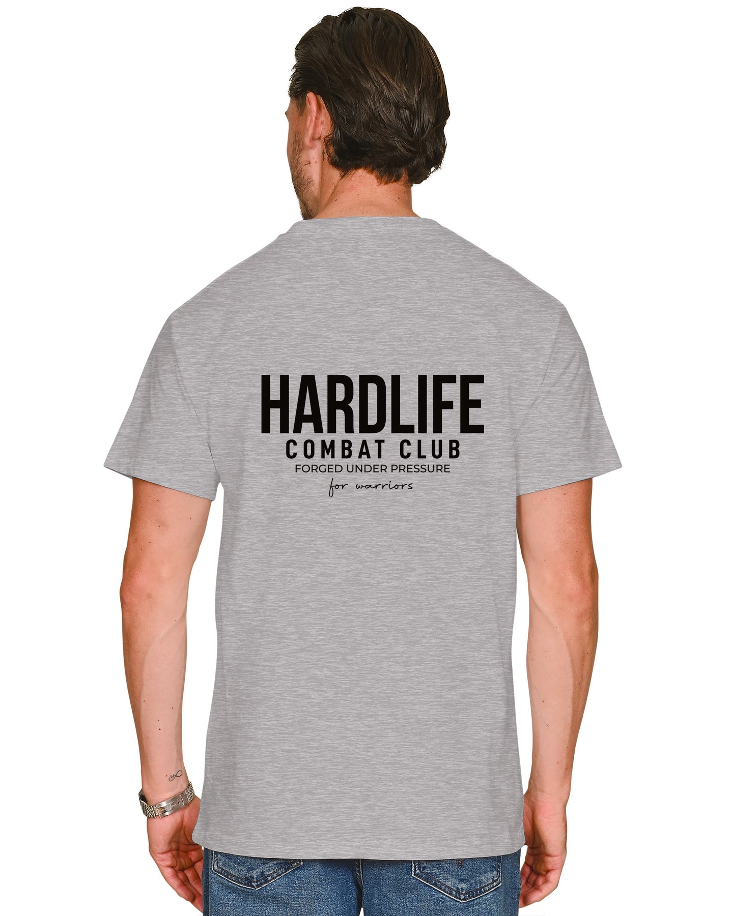 HardLife Combat Club Grey T-Shirt