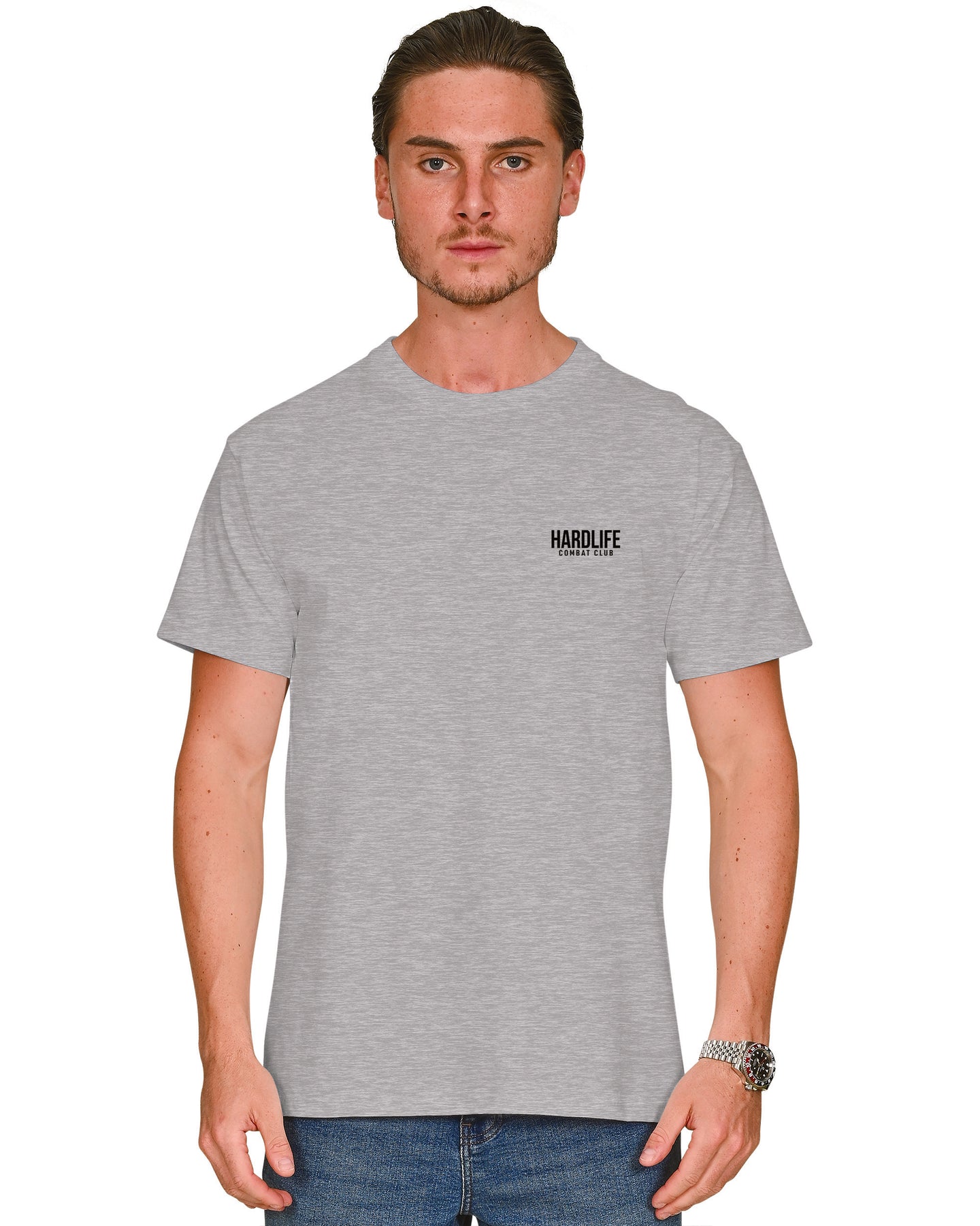 HardLife Combat Club Grey T-Shirt
