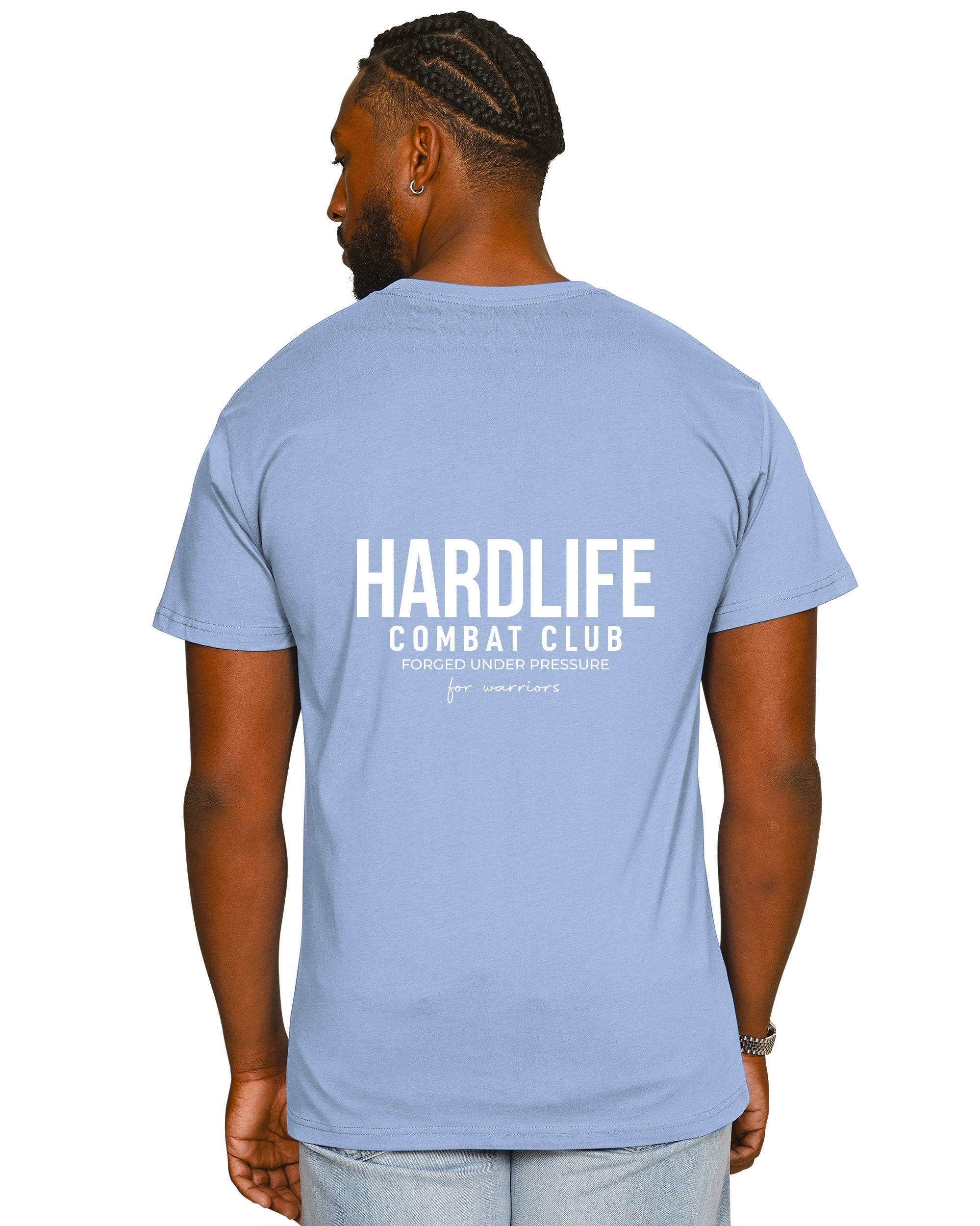 HardLife Combat Club Light Blue T-Shirt