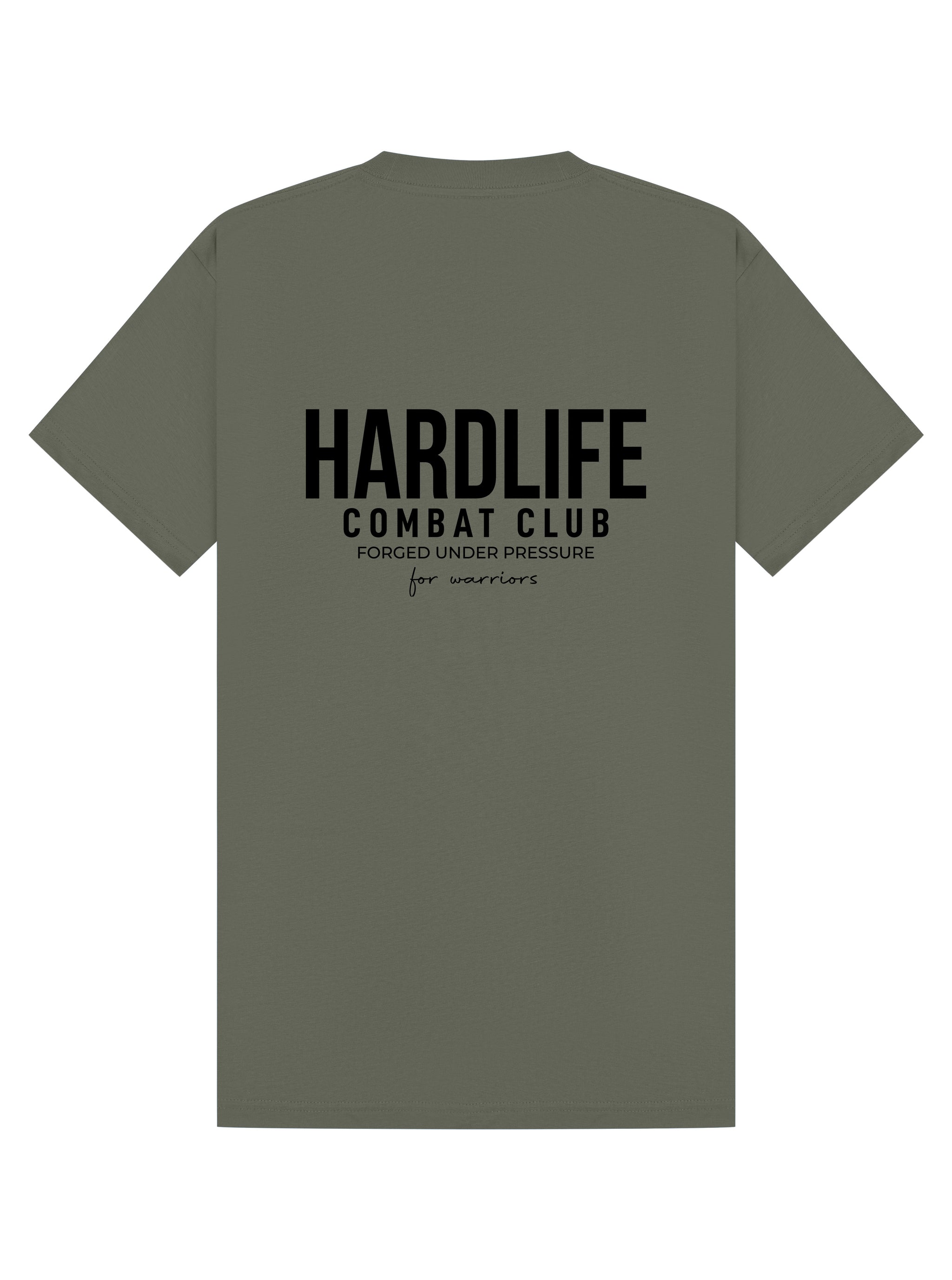 HardLife Combat Club Military Green T-Shirt