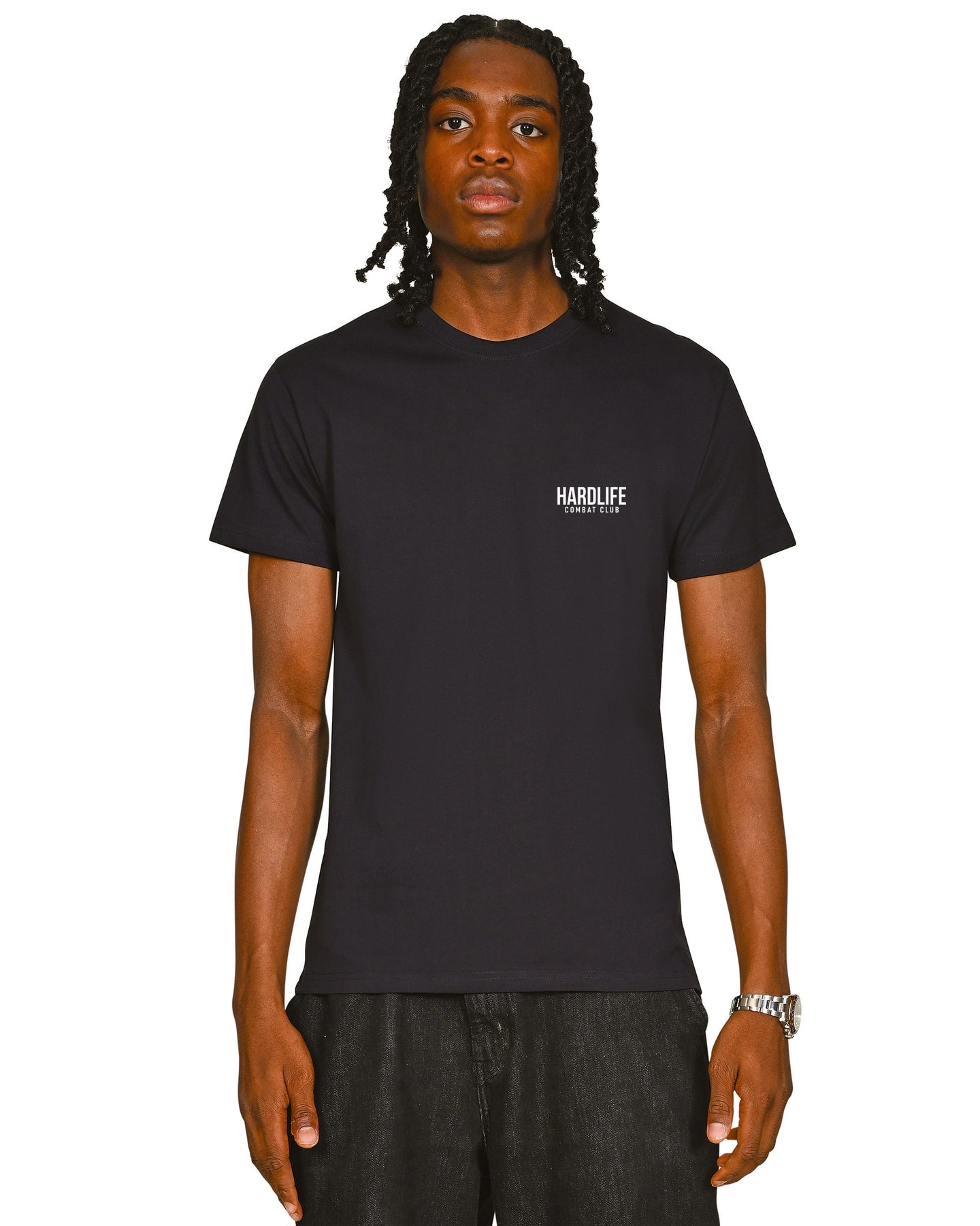 HardLife Combat Club Navy T-Shirt