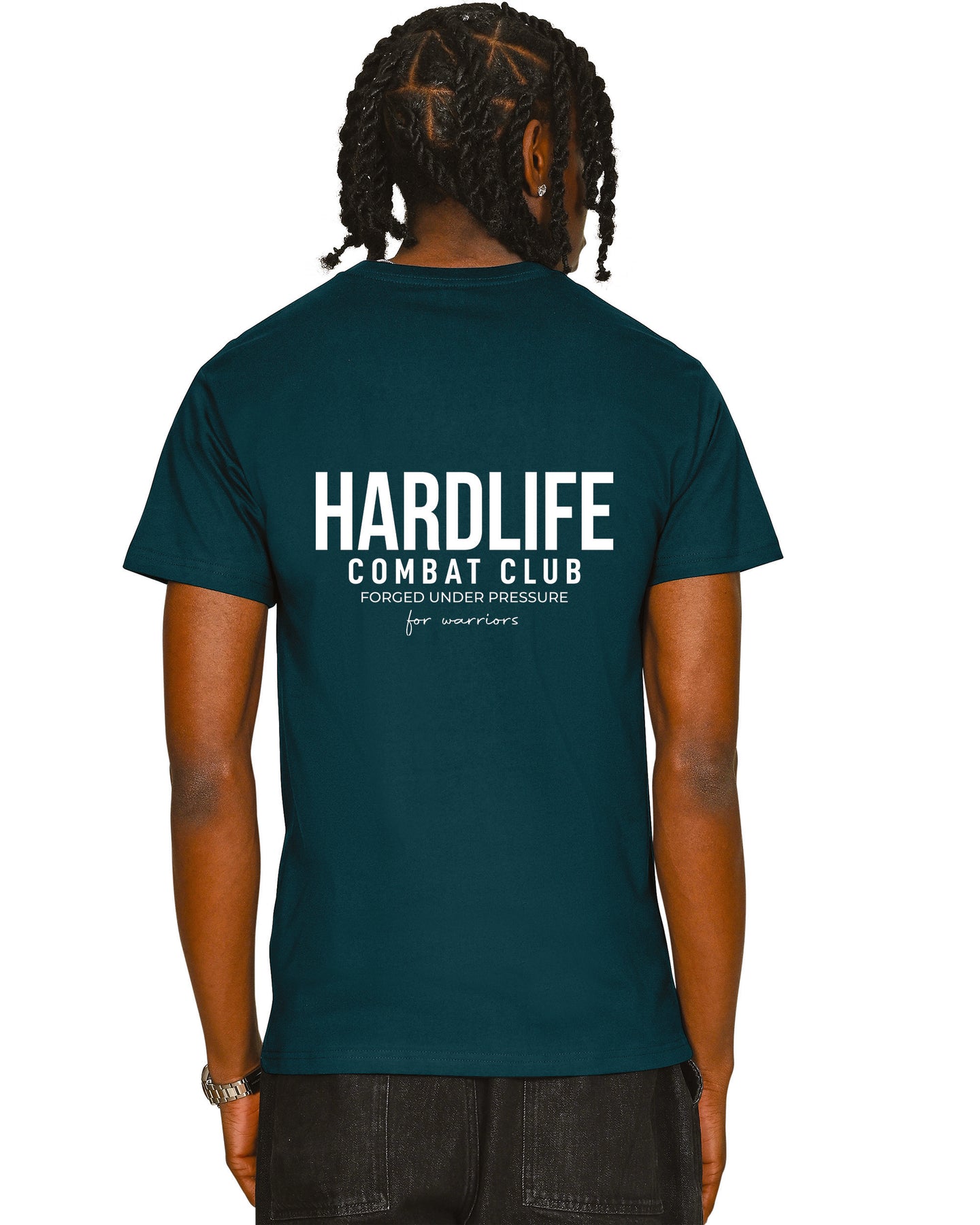 HardLife Combat Club Teal T-Shirt