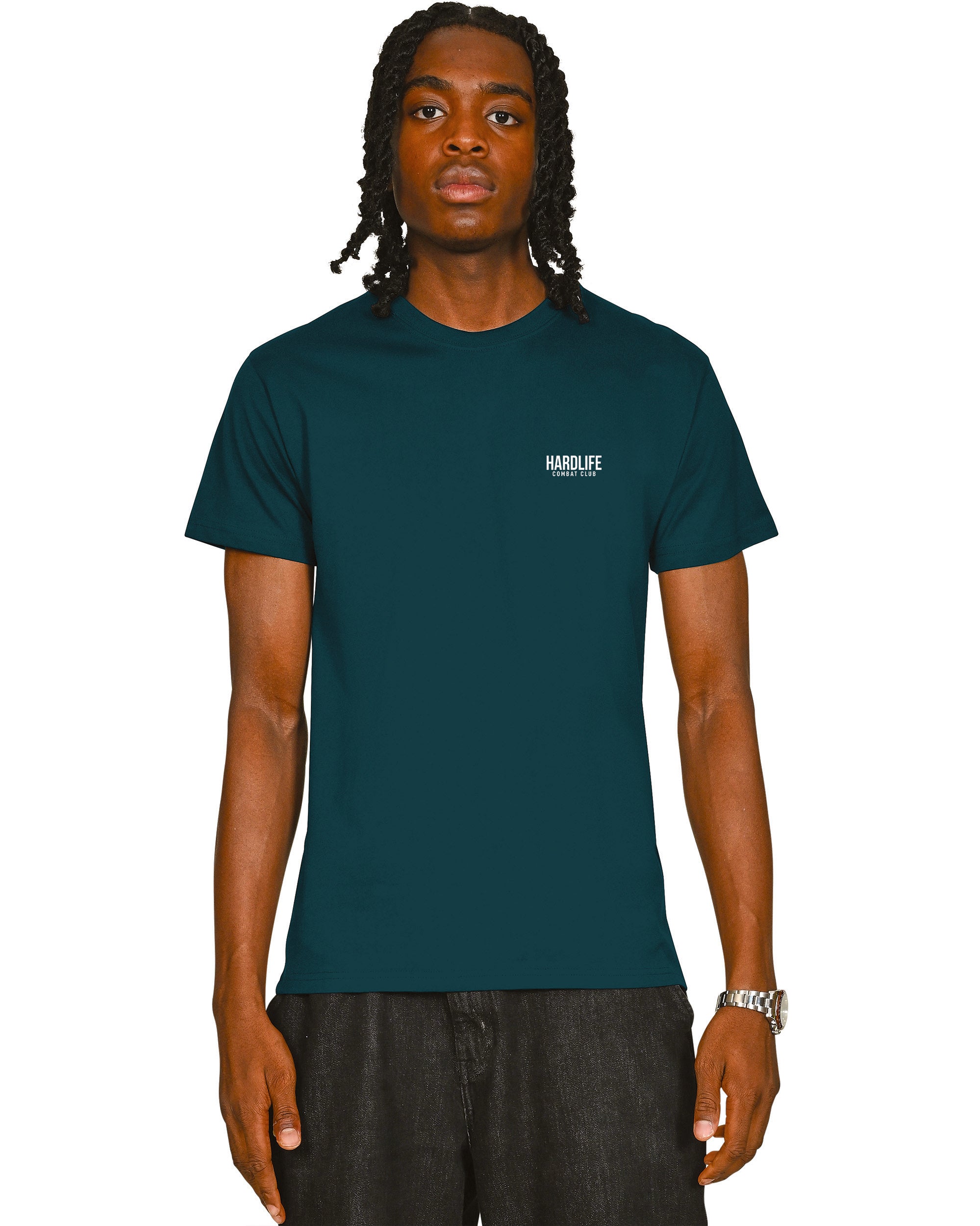 HardLife Combat Club Teal T-Shirt