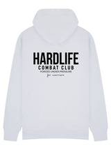 HardLife Combat Club White Hoodie