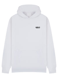 HardLife Combat Club White Hoodie