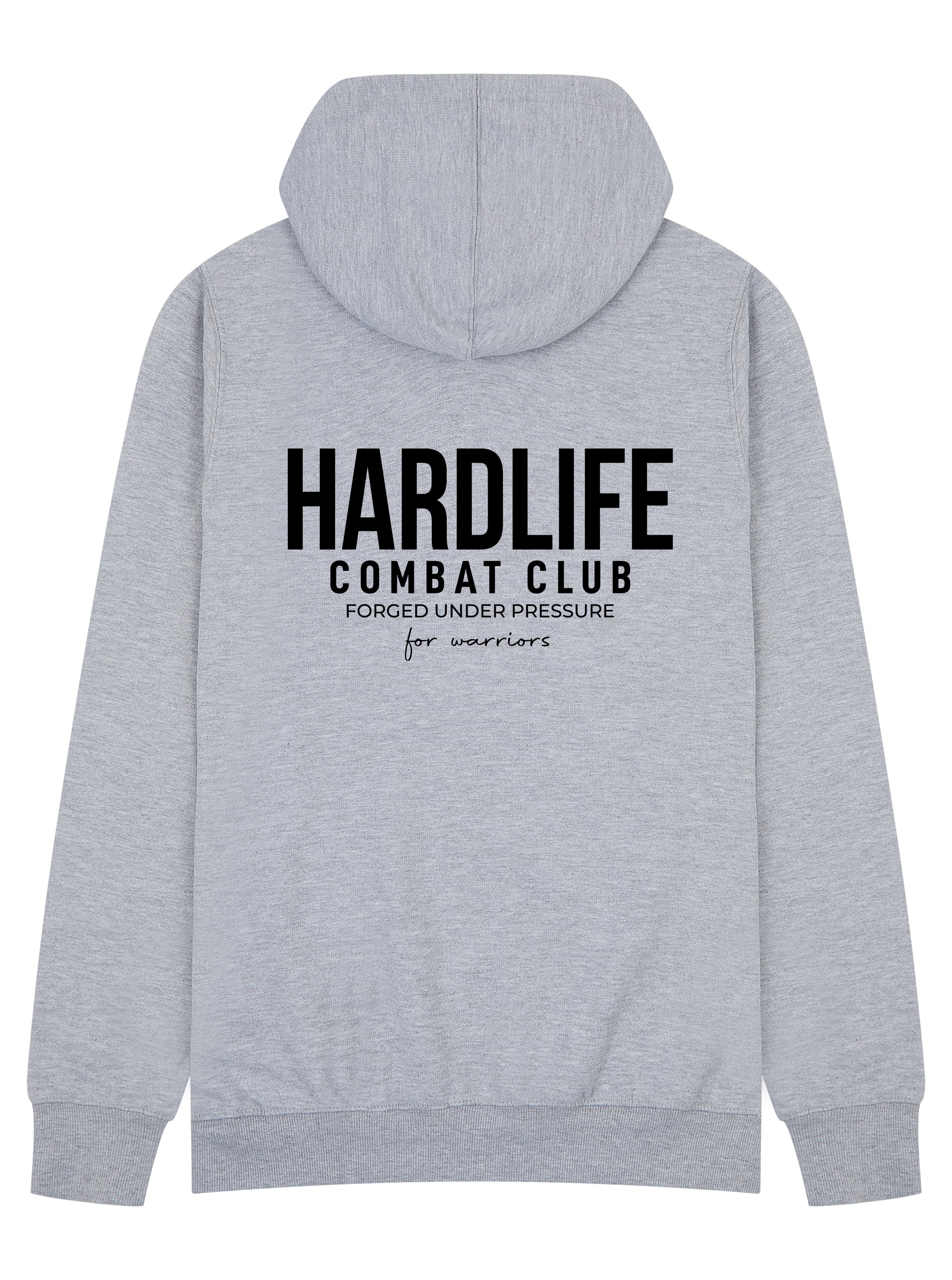 HardLife Combat Club Grey Hoodie